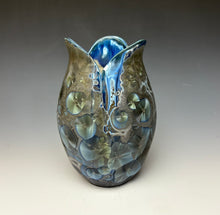 Load image into Gallery viewer, Tulip Vase- Cobalt Galaxy #1
