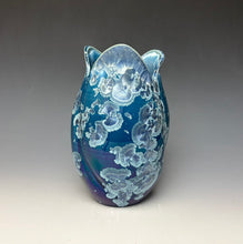 Load image into Gallery viewer, Tulip Vase- Atlantic Storm Blue #2
