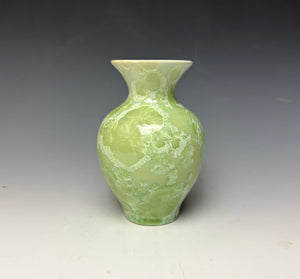 Crystalline Glazed Mini Vase - Mint Green 7