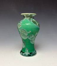 Load image into Gallery viewer, Emerald Green Crystalline Glazed Mini Vase 3
