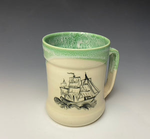 Ship Mug- Bermuda Green