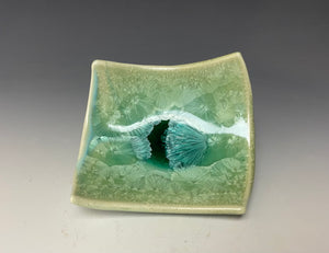 Crystalline Tray in Light Green