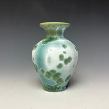 Load image into Gallery viewer, Wintergreen Crystalline Mini Vase
