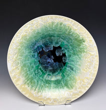 Load image into Gallery viewer, Ivory and Emerald Crystalline Bowl
