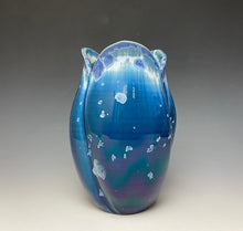 Load image into Gallery viewer, Tulip Vase- Atlantic Storm Blue #1
