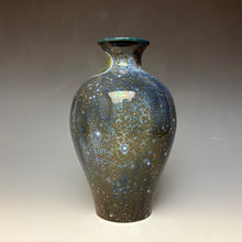 Load image into Gallery viewer, Cobalt Galaxy Crystalline Glazed Vase 5
