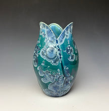 Load image into Gallery viewer, Tulip Vase- Aqua
