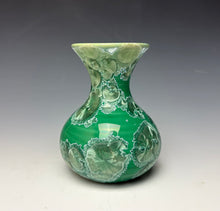 Load image into Gallery viewer, Emerald Green Crystalline Glazed Mini Vase 8
