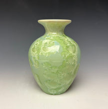 Load image into Gallery viewer, Crystalline Glazed Mini Vase - Mint Green
