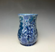 Load image into Gallery viewer, Crystalline Glazed Mug Atlantic Storm Blue #2- 18oz
