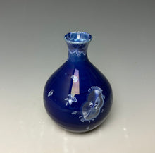 Load image into Gallery viewer, Winter Sky Blue Crystalline Glazed Mini Vase #2
