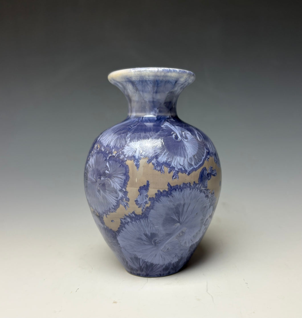 Periwinkle Crystalline Mini Vase 2