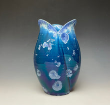 Load image into Gallery viewer, Tulip Vase- Atlantic Storm Blue #2
