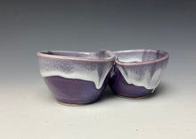 Load image into Gallery viewer, Double Dip Dish- Purple

