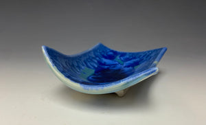 Crystalline Tray in Blue Teal #1