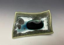 Load image into Gallery viewer, Crystalline Tray in Green and Silver #4
