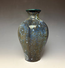 Load image into Gallery viewer, Cobalt Galaxy Crystalline Glazed Vase 5
