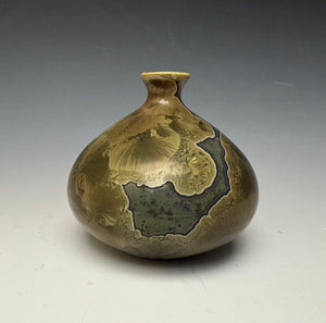 Iron Galaxy Crystalline Glazed Mini Vase 4