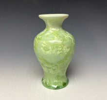 Load image into Gallery viewer, Crystalline Glazed Mini Vase - Mint Green
