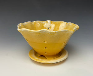 Sunshine Yellow Lotus Berry Bowl #3