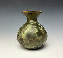 Load image into Gallery viewer, Iron Galaxy Crystalline Glazed Mini Vase 3
