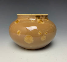 Load image into Gallery viewer, Iced Caramel Crystalline Glazed Mini Vase #5
