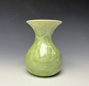 Crystalline Glazed Mini Vase - Mint Green