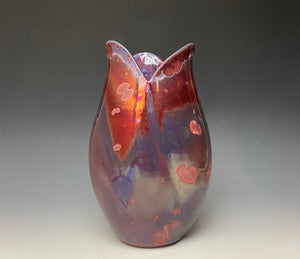 Tulip Vase- Ruby #2