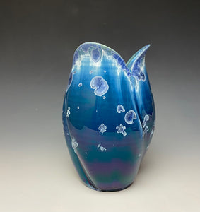 Tulip Vase- Atlantic Storm Blue #2