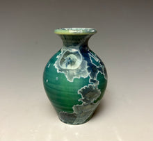 Load image into Gallery viewer, Aqua Crystalline Glazed Mini Vase 4

