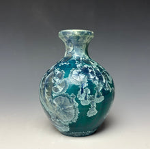 Load image into Gallery viewer, Aqua Crystalline Glazed Mini Vase 3
