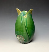 Load image into Gallery viewer, Tulip Vase- Green Galaxy
