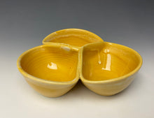 Load image into Gallery viewer, Triple Dip Dish- Sunshine Yellow
