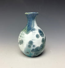 Load image into Gallery viewer, Bluestone Crystalline Glazed Mini Vase 2
