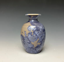 Load image into Gallery viewer, Periwinkle Crystalline Mini Vase 2
