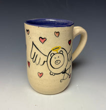 Load image into Gallery viewer, Cupid Pig Mug- Purple
