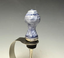 Load image into Gallery viewer, Crystalline Glazed Bottle Stopper- Periwinkle #2
