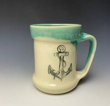 Load image into Gallery viewer, Anchor Mug- Seafoam Green
