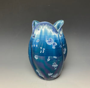 Tulip Vase- Atlantic Storm Blue #2