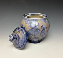 Load image into Gallery viewer, Periwinkle Crystalline Glazed Jar
