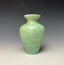 Load image into Gallery viewer, Crystalline Glazed Mini Vase - Mint Green
