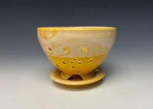 Sunshine Yellow Berry Bowl