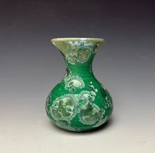 Load image into Gallery viewer, Emerald Green Crystalline Glazed Mini Vase 8
