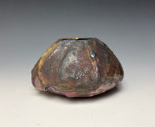 Load image into Gallery viewer, Rainbow Copper Raku AirPlant Vase #3
