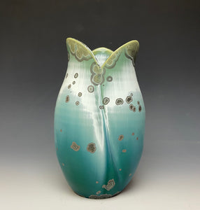 Tulip Vase- Wintergreen #2