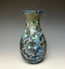 Load image into Gallery viewer, Cobalt Galaxy Crystalline Glazed Vase 4
