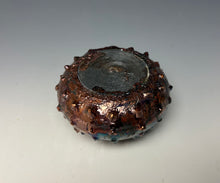 Load image into Gallery viewer, Rainbow Copper Raku Mini Urchin AirPlant Vase #10

