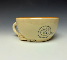 Load image into Gallery viewer, PIGGERY Soup mug in Orange
