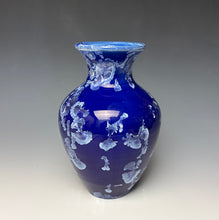 Load image into Gallery viewer, Winter Sky Blue Crystalline Glazed Vase 5
