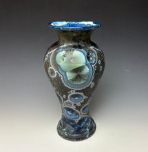 Load image into Gallery viewer, Cobalt Galaxy Crystalline Glazed Vase 5
